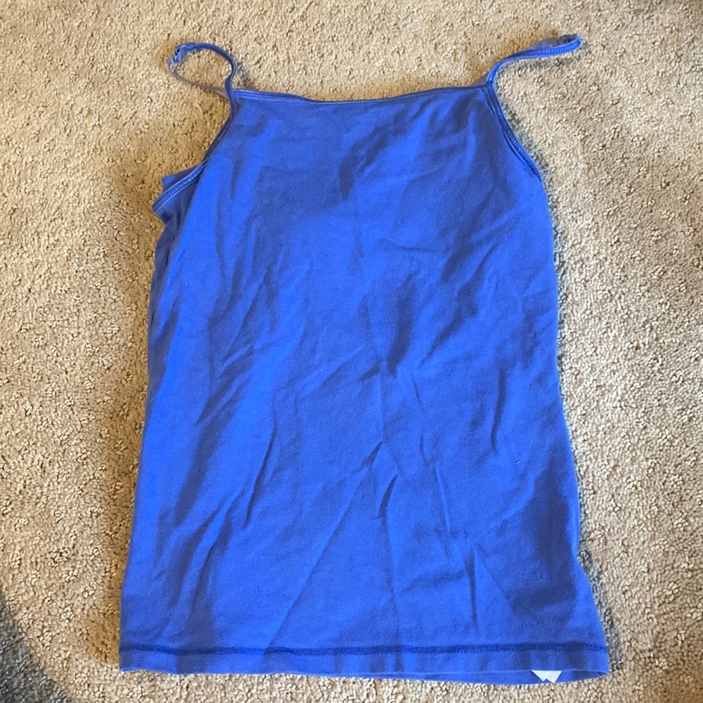 fitted tank top with a built in bra